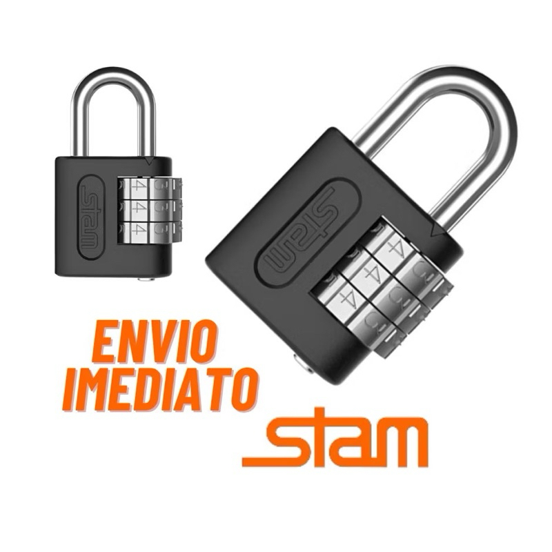 Cadeado 25mm Com Segredo Stam Premium Segurança 2,5cm zamac E-coat