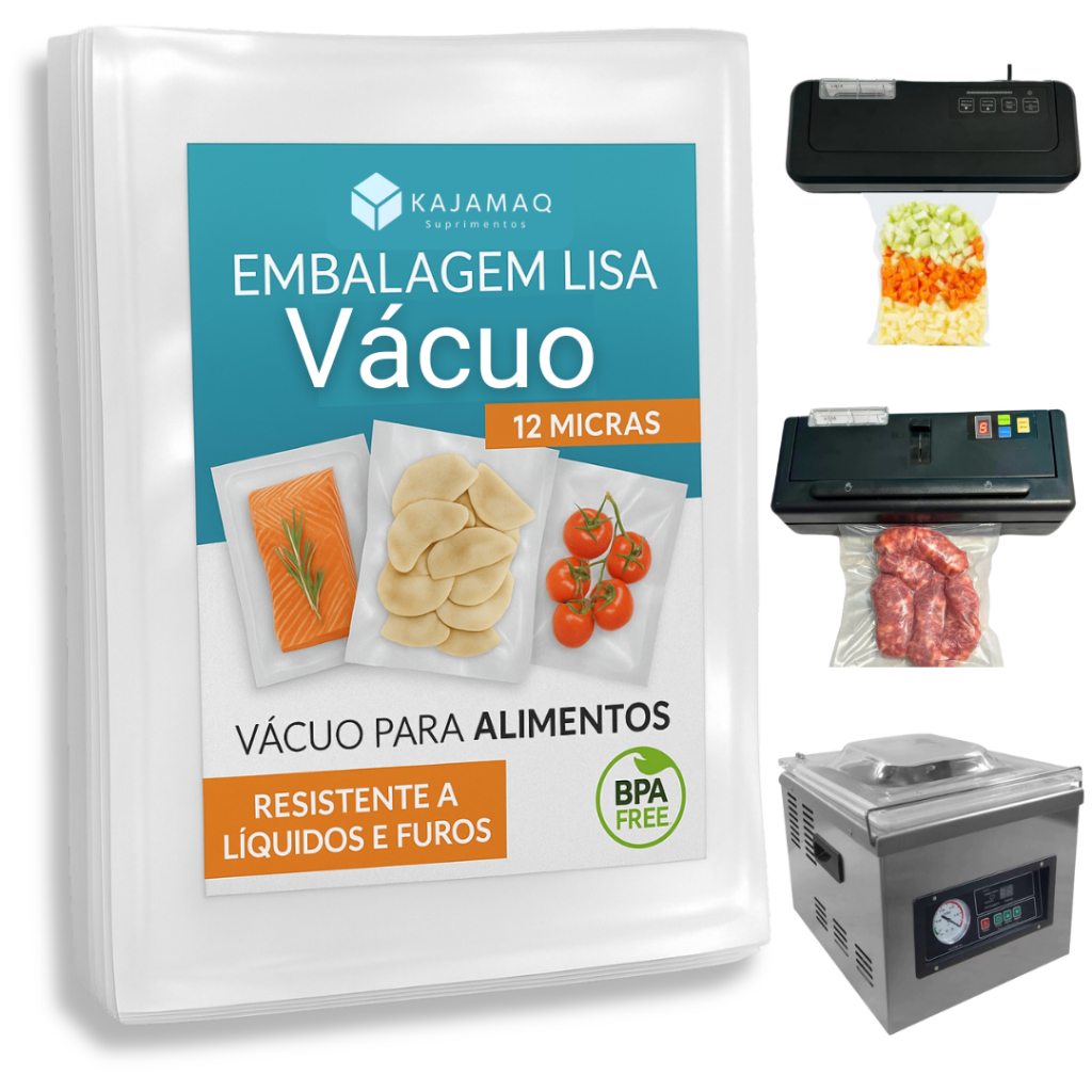 100 Unidades Embalagem Plástica A Vácuo 15x30 Alta Resistência Multiuso Profissional