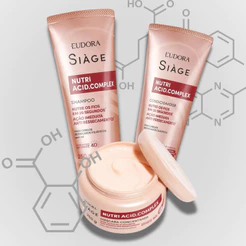 Kit Siage Cronograma Capilar Nutri Acid.Complex Shampoo + Condicionador + Máscara