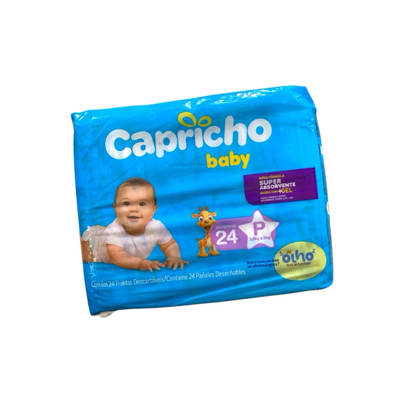 Fraldas Descartáveis - Capricho Baby Promoção Pacote Jumbinho - Todos os tamanhos