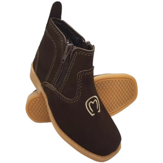Bota Botina Infantil Criança Menino Menina Texana Country Tradicional Botinha Couro Legitimo Lançamento