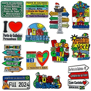 IMAS DE GELADEIRA EMBORRACHADOS PORTO DE GALINHAS em Oferta na Shopee