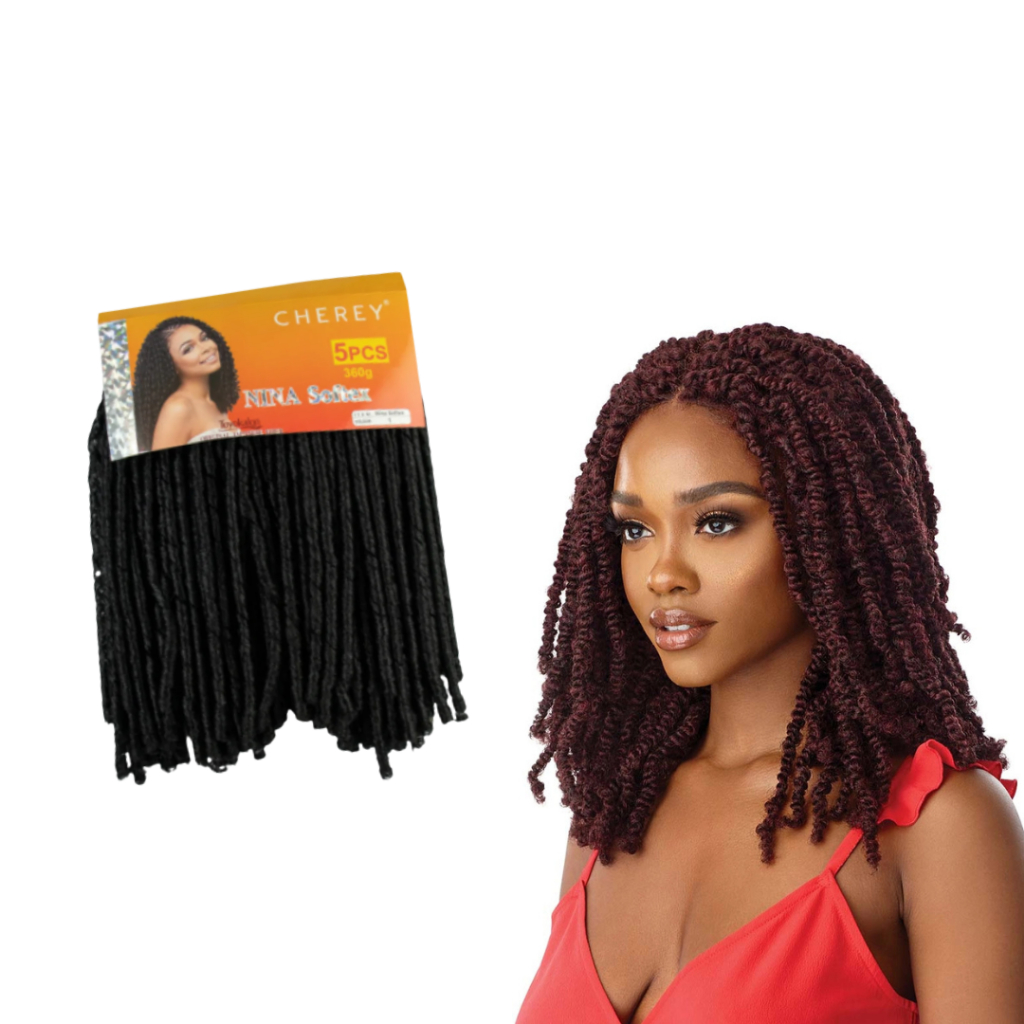 Cabelo Cacheado Pacotão 5 Pct Nina Softex Cherey Crochet braids
