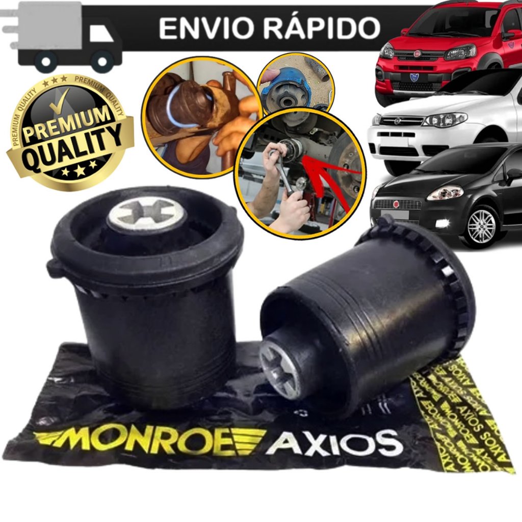 Par Buchas Eixo Traseiro Axios Fiat Argo / Uno / Punto – 52018851 Original