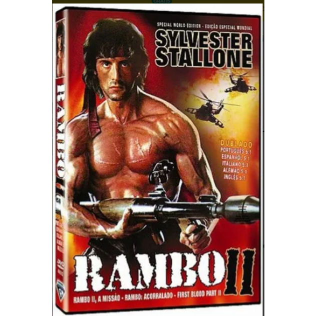 Rambo 2 - A Missão / Stallone / Dublado / Dvd4692