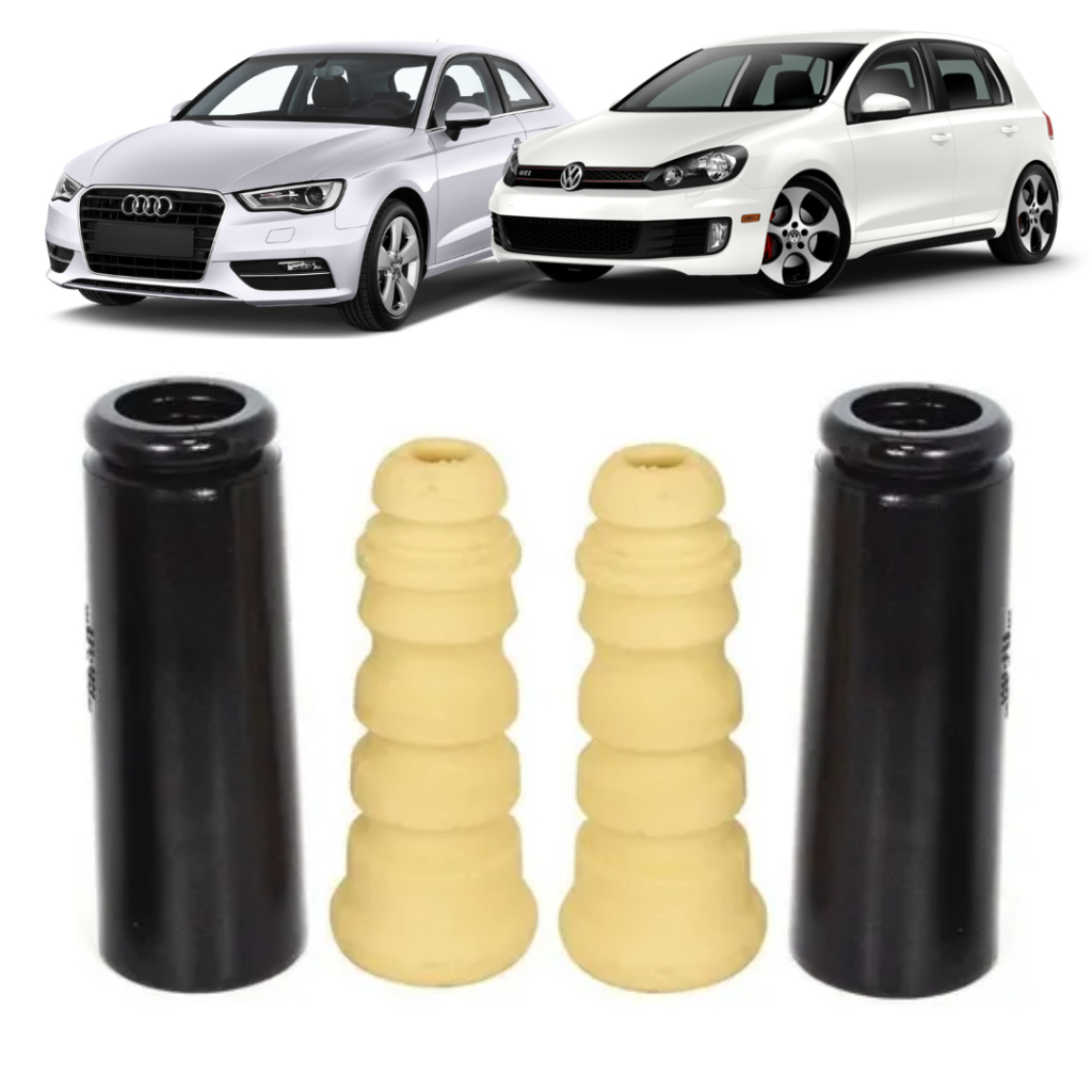 Kit Batente Coifa Amortecedor Traseiro Golf  Audi A3 Bora New Beetle