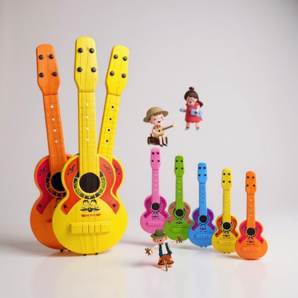1 Mini Violão Brinquedo Infantil Art Brink