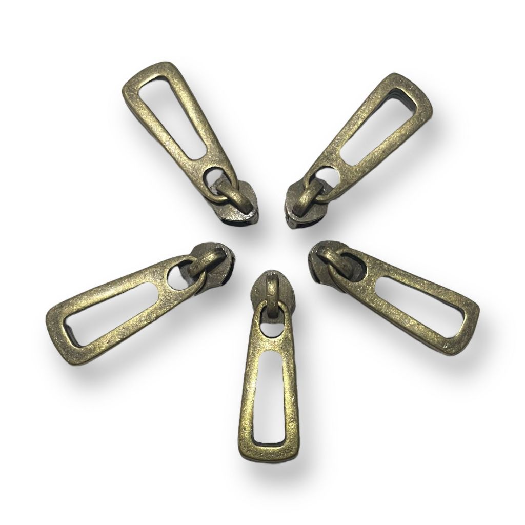 Cursor Zíper Vazado N°05/06 Ouro Velho - Cursor Personalizavél