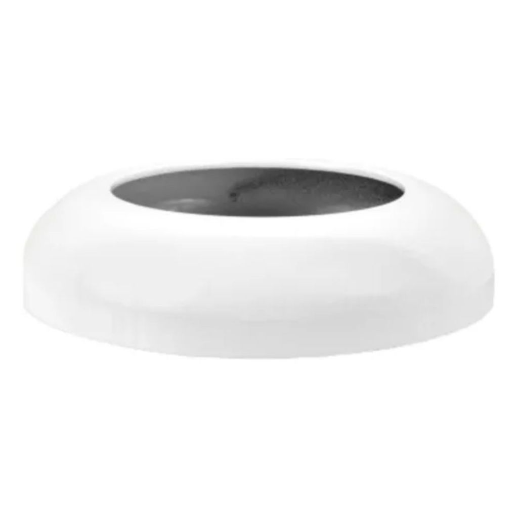 Canopla Redonda Para Corrimão Branco 2' X 1,5mm Cp02 - T&m