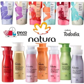 Creme Hidratante Corporal Natura Tododia 400 ou 200ml - Cereja e Avelã, Macadâmia, Algodão, Ameixa e Baunilha em Oferta na Shopee