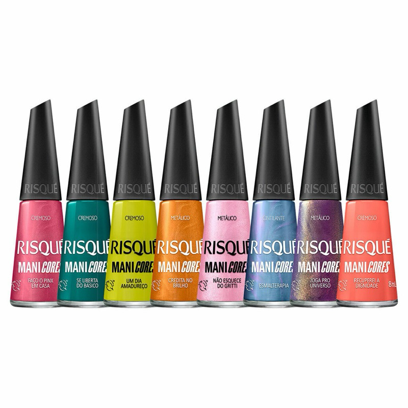 Esmalte Risqué Manicores Hipoalergênico - Escolher Cor em Oferta na Shopee