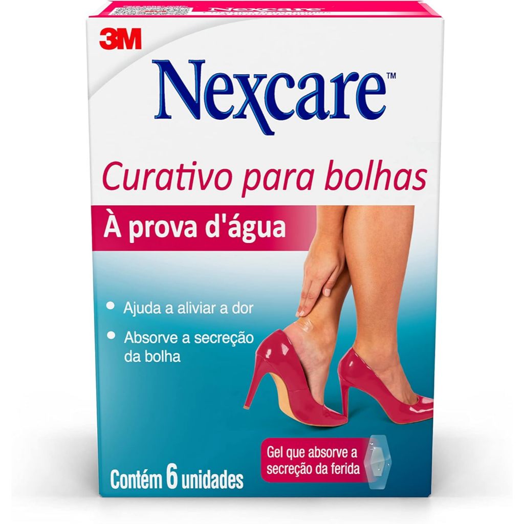 Curativo Para Bolhas 6 Unidades Nexcare em Oferta na Shopee