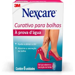 Curativo Para Bolhas 6 Unidades Nexcare