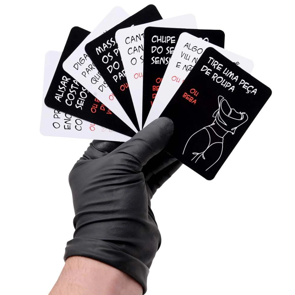 Baralho Erótico Desejos e Drinks Fetiche Casal Brincadeiras Sexuais em Oferta na Shopee