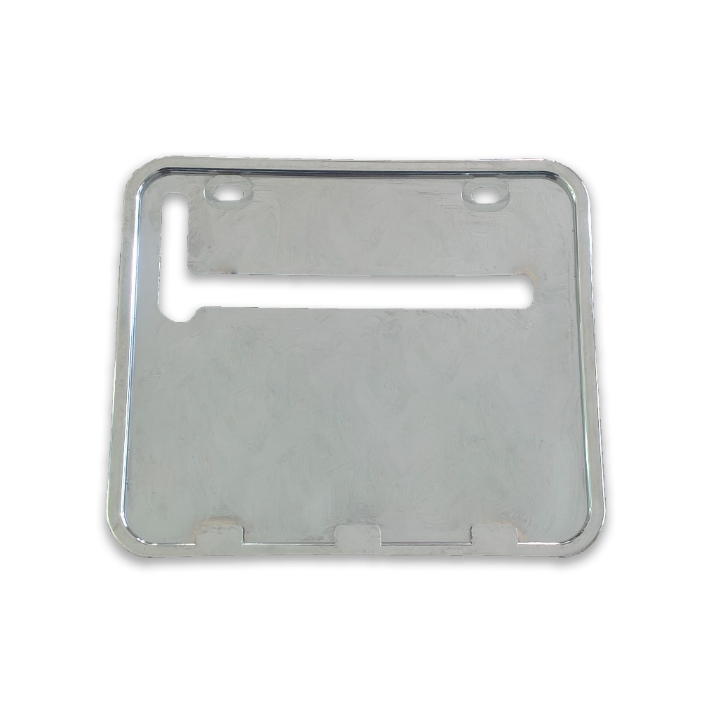 Suporte Porta Placa Para Moto Cromado Padrao Novo Gvs em Oferta na Shopee