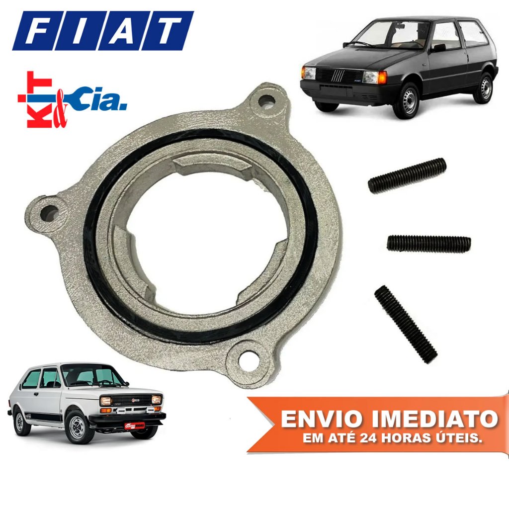 Flange Saída do Câmbio Adaptador Da Coifa Do Cambio Do Fiat Uno Mille e Fiat 147 Novo com Nfe em Oferta na Shopee