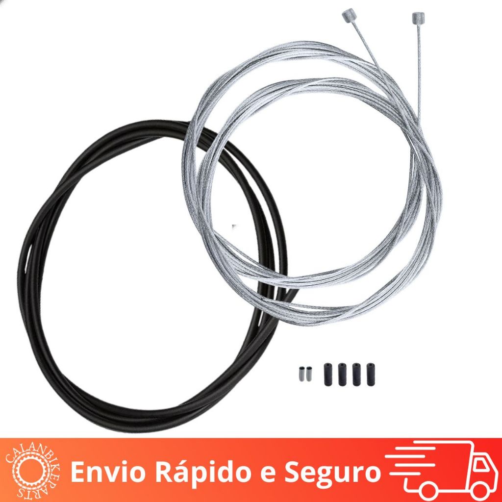 Kit Cabos De Câmbios Transmissão Com Capa Conduite Teflon Marcha Bicicleta Relação Mtb