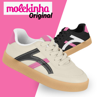 Tenis casual menina 28 ao 36 Escolar versatil molekinha original 90 dia garatiia costurado em Oferta na Shopee