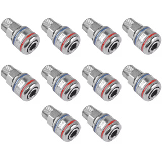 Engate Rápido p/ Ar 1/4 Macho Compressor Pneumática - 10 Peças em Oferta na Shopee