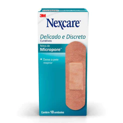 Curativo Micropore com 10 Nexcare