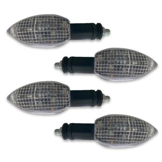 Pisca Seta Moto Fazer Lander Lente Cristal 4 Unidades em Oferta na Shopee