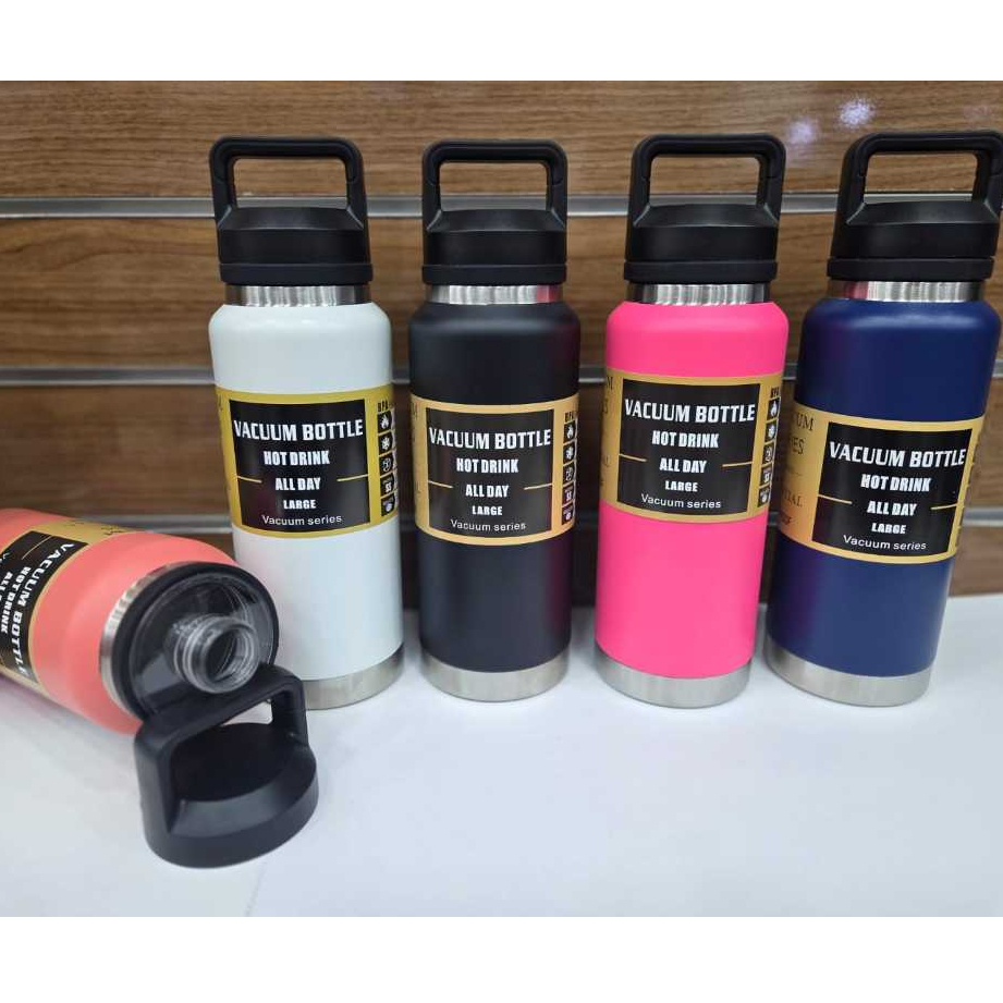 💦 Garrafa Térmica Inox 1L 🏋️‍♀️ Squeeze Sport p/ Academia • Cores Modernas & Alta Performance! 🌈🔥