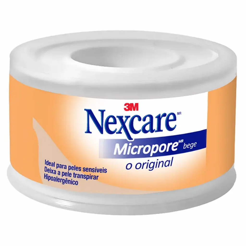 Esparadrapo Micropore Bege 25mm X 4,5m - Nexcare em Oferta na Shopee
