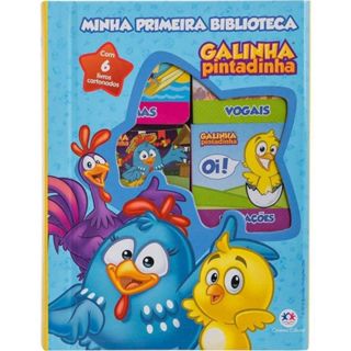 Box com 6 Minilivros Galinha Pintadinha - Minha primeira biblioteca em Oferta na Shopee