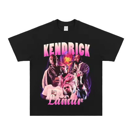 Camiseta Estampa Adulto/Infantil Lançamento Unissex Em Algodão kendrick lamar cantor