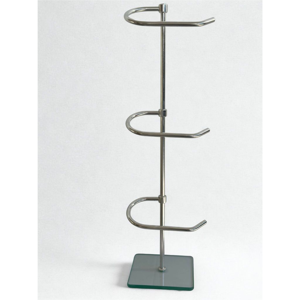 Porta Papel Higiênico Prateleira de Chão com Reserva Cromado Vidro Incolor ou Fumê em Oferta na Shopee