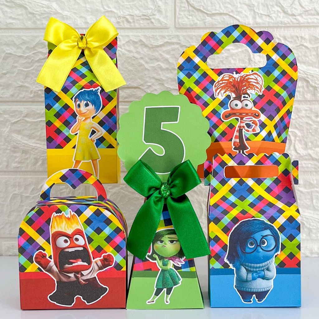 Kit Festa DIVERTIDAMENTE Caixas Personalizada –  Pegue e Monte Decoração de Festa - Lembrancinhas - Caixinhas para Festa