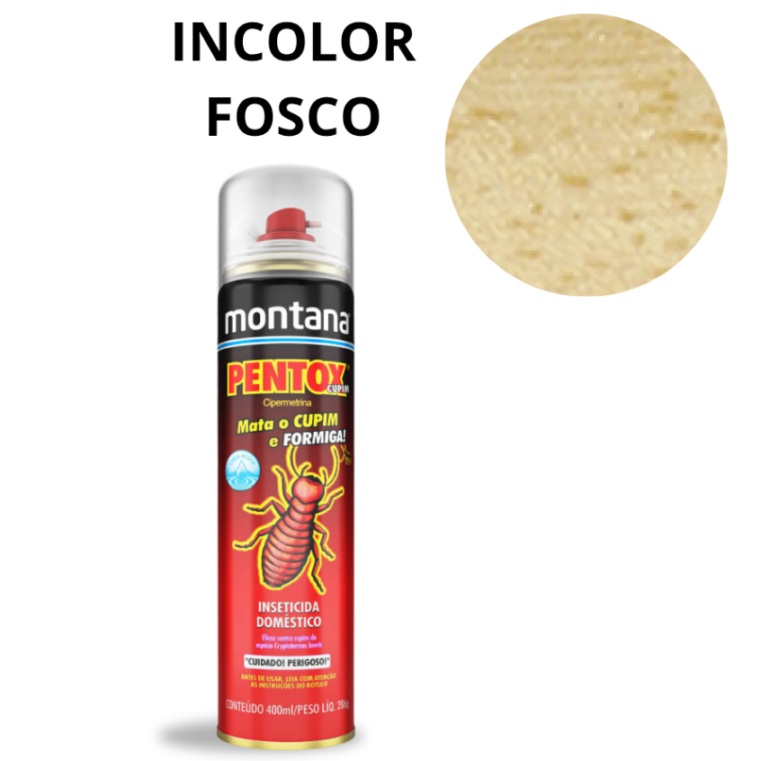 Pentox Cupim Base Água Aerossol Incolor 400ml Montana - Proteção Contra Cupins, Brocas e Formigas em Oferta na Shopee