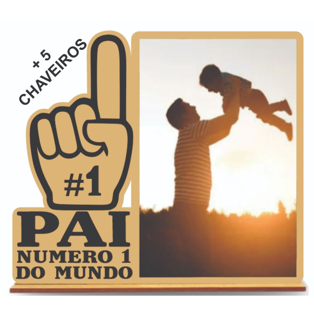 Kit 20 Lembrancinha Dia dos Pais em MDF Ref4