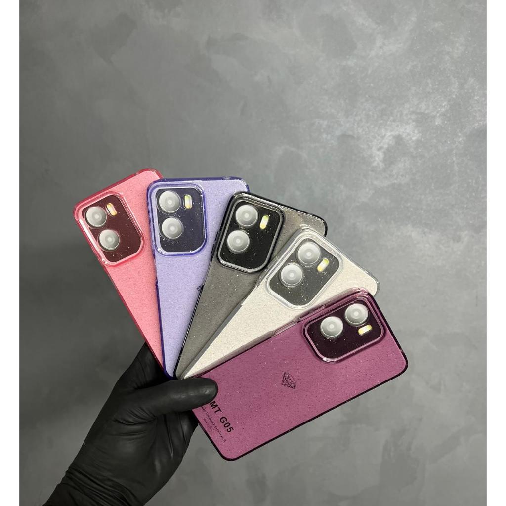 Capa com brilho + película de ceramica Motorola Moto G05 / E15 Ou apenas capinha com gliter