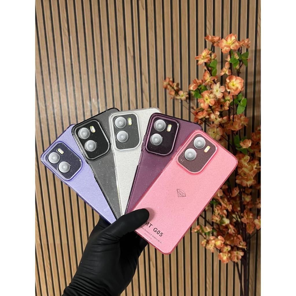 Capa com brilho para Motorola Moto G05 / E15 / Capa + Pelicula  ceramica ou So 1 Capinha Gliter Case