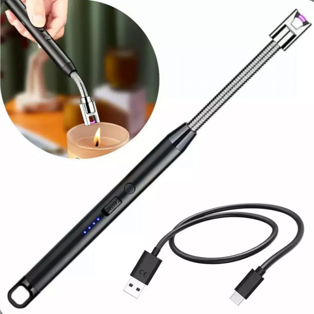 Acendedor Fogão Plasma Eletrônico Usb Recarregável Luxo