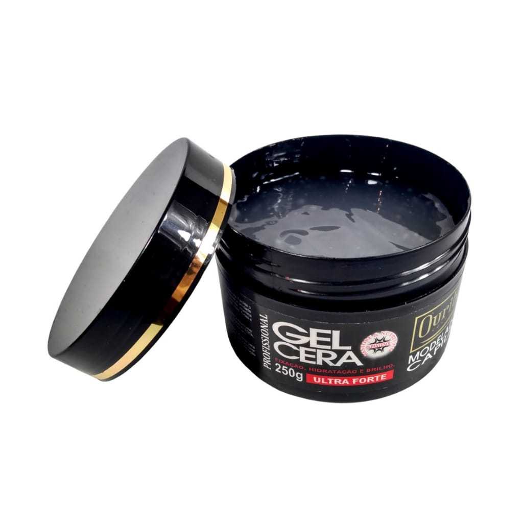 Gel cera ouribel ultra fixação hidratação e brilho intenso penteados baby hair dura o dia todo 1 und em Oferta na Shopee