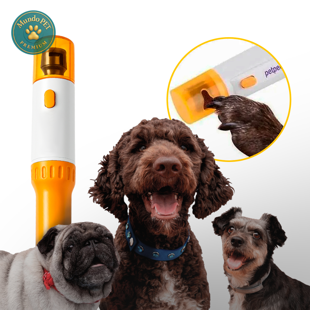 Lixa Elétrica Cortador De Unha Cães E Gatos Pet Shop +3 Lixas em Oferta na Shopee