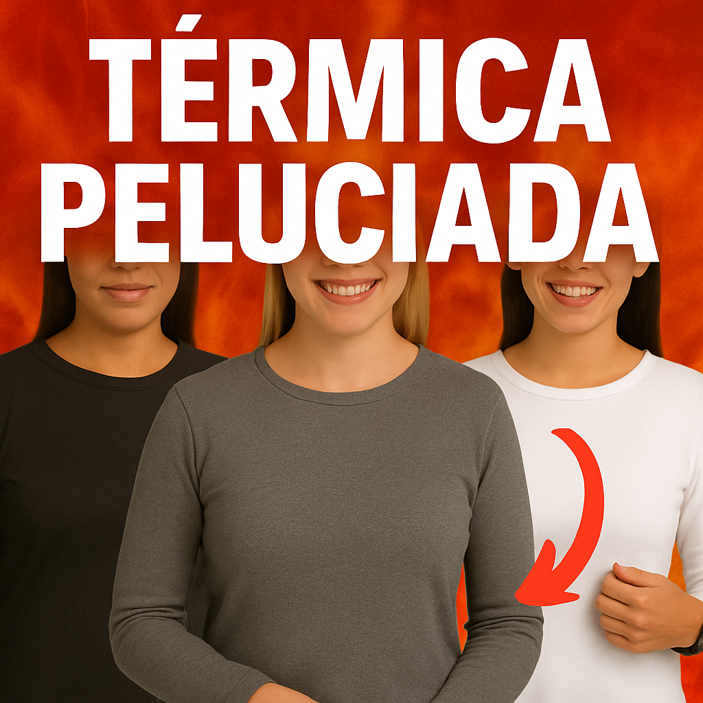 Blusa Térmica Femenina Peluciada Manga Longa inverno Quentinha
