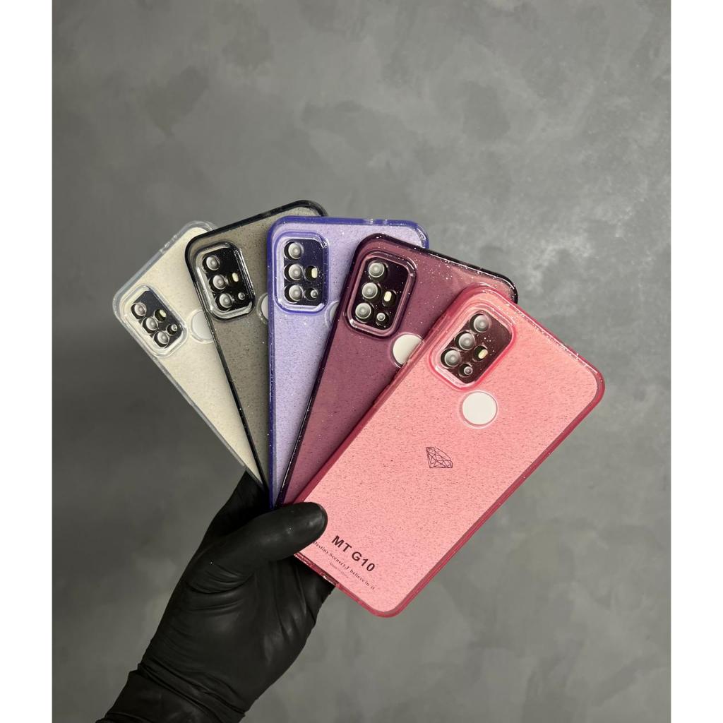 Capa com brilho + película de Ceramica Motorola Moto G10 / G20/ G30 Ou apenas capinha com gliter