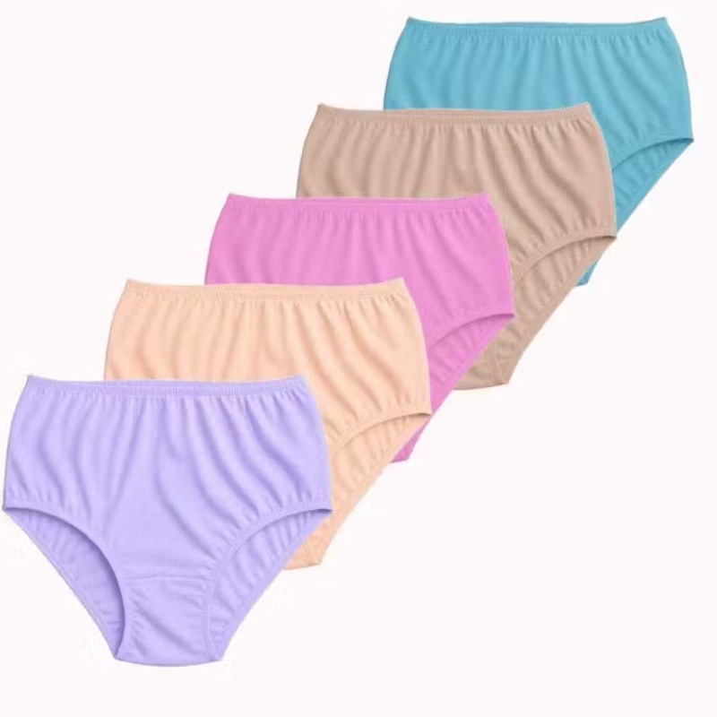 Kit 10 ou 5 Calçola Para Senhoras 100% Algodão kit 5 Calcinhas