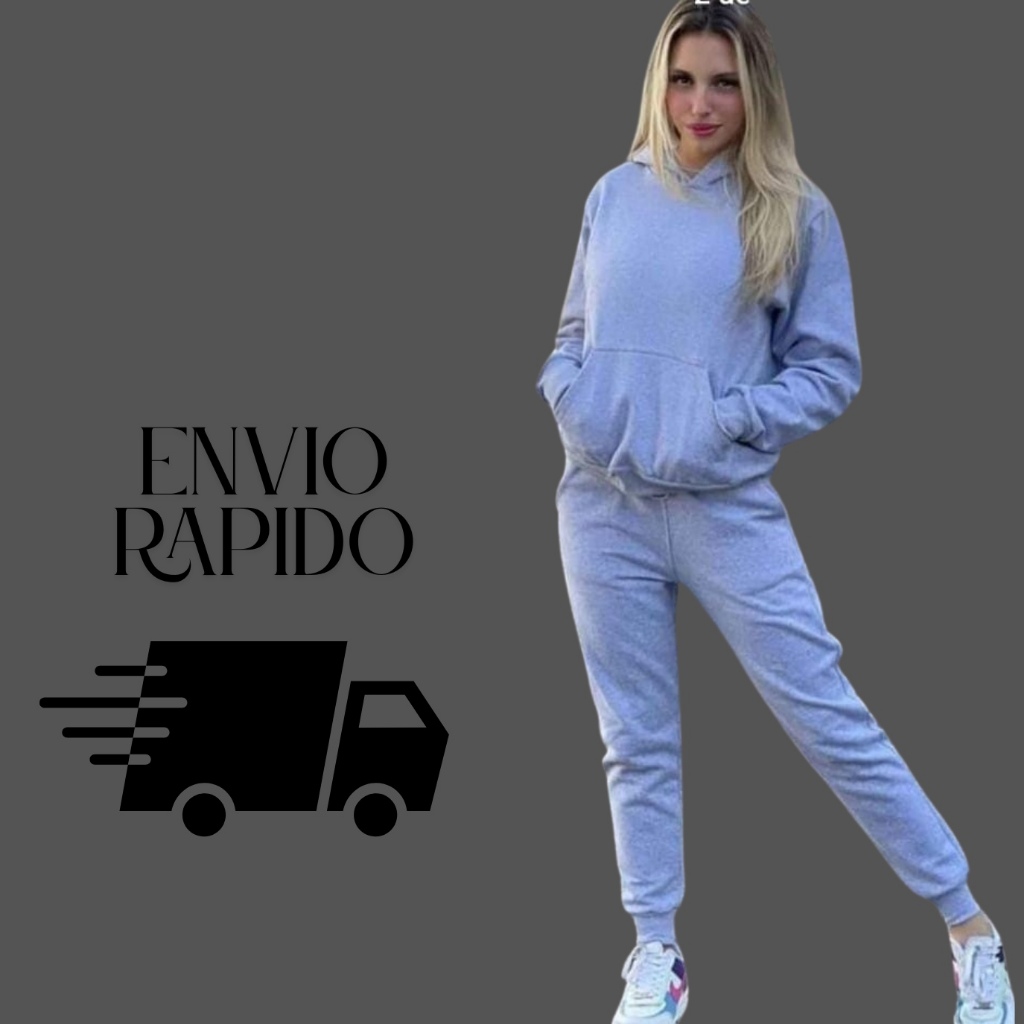 Conjunto de frio moleton flanelado calça e blusa