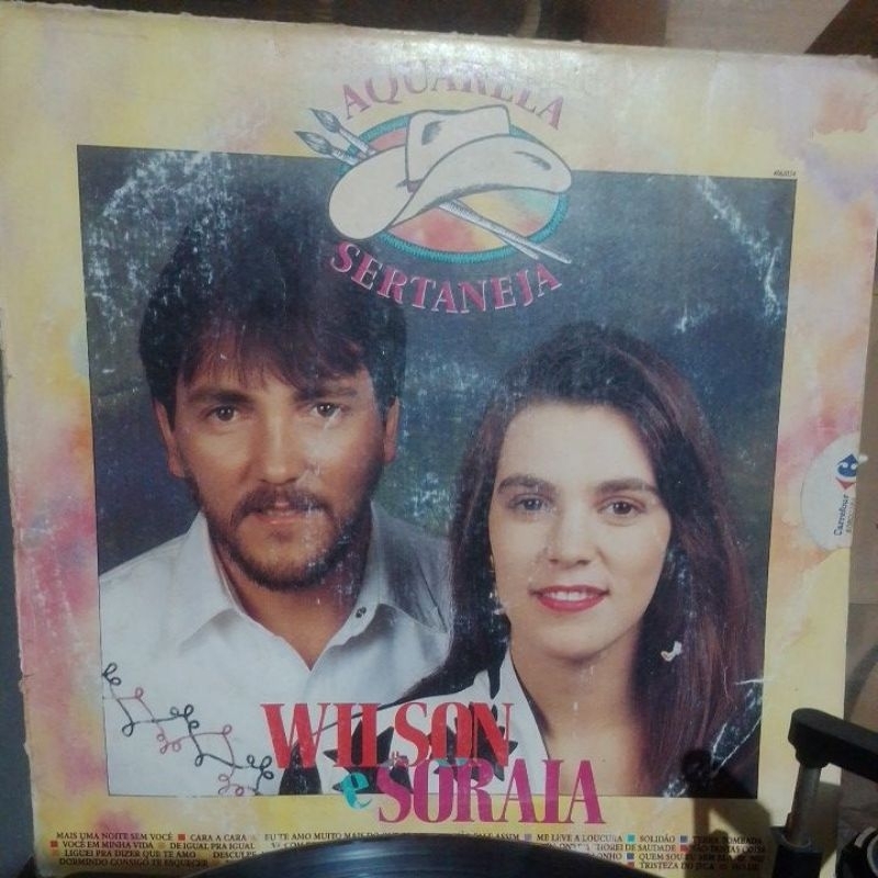 LP WILSON E SORAIA (AQUARELA SERTANEJA) 1992