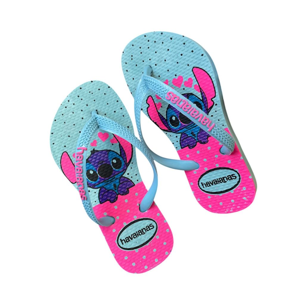 CHINELO INFANTIL AZUL MENINAS ESCOLA DIA A DIA em Oferta na Shopee