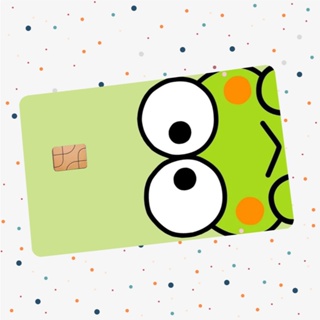 Adesivo para Cartão de Credito Keroppi Fofo Verde Tendencia em Oferta na Shopee