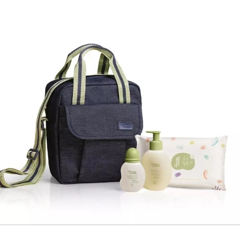 Conjunto Natura Mamãe e Bebê com Frasqueira (4 produtos)