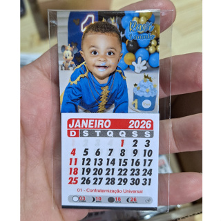 Mini calendario Personalizado lembrança! em Oferta na Shopee