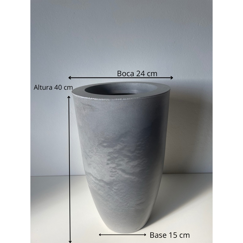 Vasos Para Plantas Coluna Bojo Polida Luxo n•1 c/prato coletor