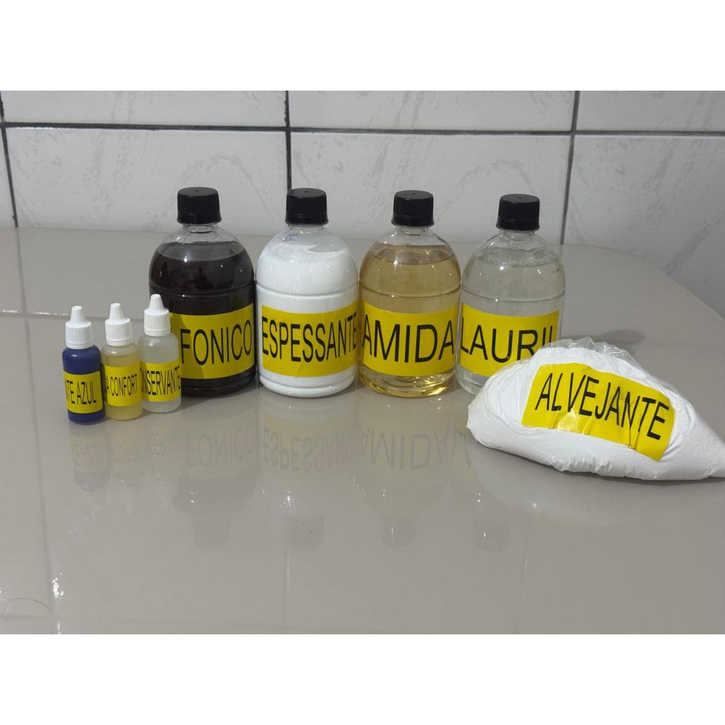KIT PARA FABRICAÇÃO SABÃO LIQUIDO MAMMY BABY FAZ 50 LITROS