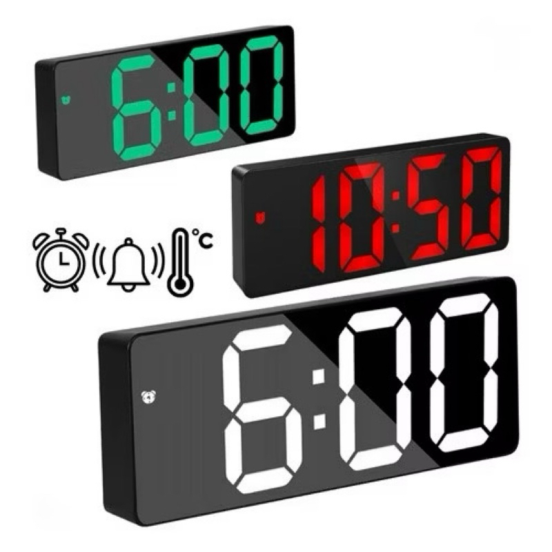 Relógio De Led Digital Mesa Despertador Alarme Temperatura em Oferta na Shopee